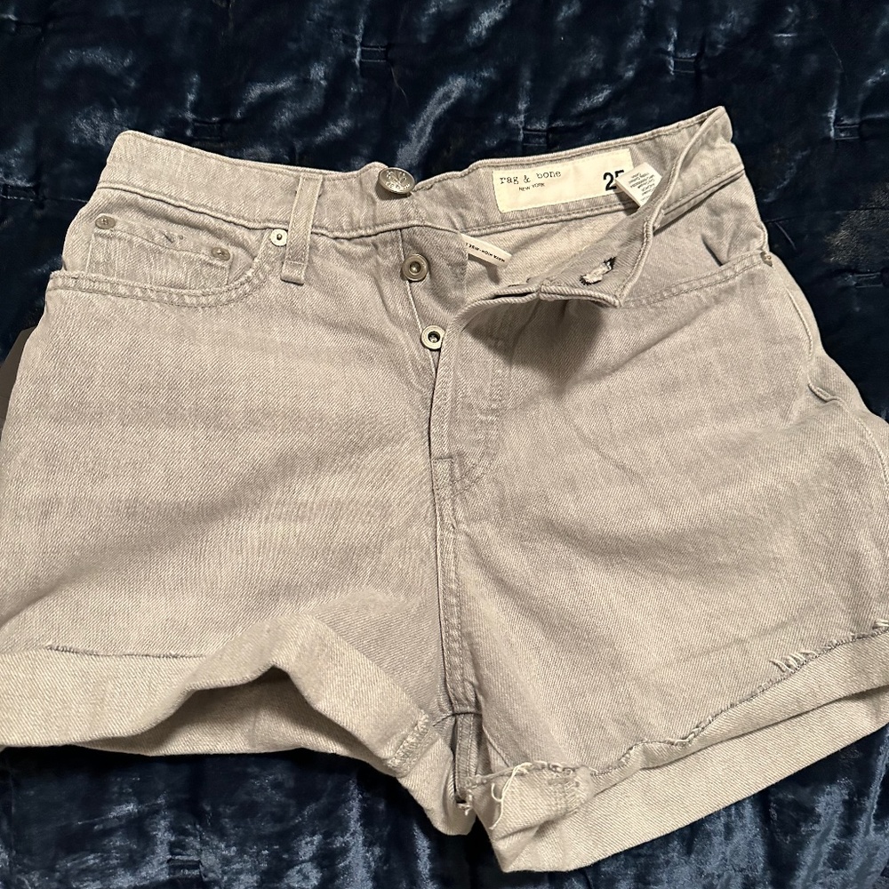 Rag & Bone Maya High Rise Shorty Short